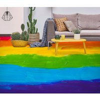3D Regenbogen Ölgemälde Jj3510Ff Boden Tapete Wandbilder Selbstklebende Abnehmbare Bad Wasserdichtboden Teppich Matte Print Epoxy Küche von ColofulHomeDecors