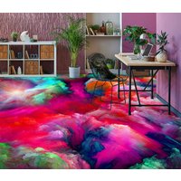 3D Reiche Kunst Farbige Wolken Jj4561Ff Boden Tapete Wandbilder Selbstklebende Abnehmbare Bad Wasserdichtboden Teppich Matte Print Epoxy Küche von ColofulHomeDecors