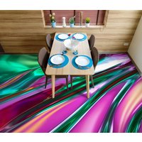 3D Rich Green & Pink Jj4980Ff Boden Tapete Wandbilder Selbstklebende Abnehmbare Bad Wasserdichtboden Teppich Matte Print Epoxy Küche von ColofulHomeDecors
