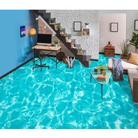 3D Ripples Und Blaues Wasser Jj2920Ff Boden Tapete Wandmalereien Selbstklebende Abnehmbare Bad Wasserdichtboden Teppich Matte Print Epoxy Küche von ColofulHomeDecors