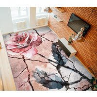 3D Rosa Rose Art Jj7435Ff Boden Tapete Wandbilder Selbstklebende Abnehmbare Bad Wasserdichtboden Teppich Matte Print Epoxy Küche von ColofulHomeDecors