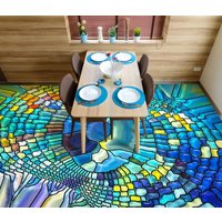 3D Ruhige Farbe Phantasie Jj4950Ff Boden Tapete Wandbilder Selbstklebende Abnehmbare Bad Wasserdichtboden Teppich Matte Print Epoxy Küche von ColofulHomeDecors