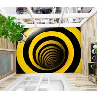3D Schwarz Und Gelb Raum Jj2829Ff Boden Tapete Wandbilder Selbstklebende Abnehmbare Bad Wasserdichtboden Teppich Matte Print Epoxy Küche von ColofulHomeDecors