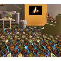 3D Spaß Metall Muster Jj5173Ff Boden Tapete Wandbilder Selbstklebende Abnehmbare Bad Wasserdichtboden Teppich Matte Print Epoxy Küche von ColofulHomeDecors