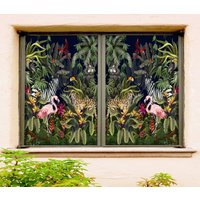 3D Tiere Und Pflanzen W1134 Fenster Film Druck Aufkleber Cling Gebeizt Glas Xmas Dekor Uv Wärmesteuerung Privatsphäre Romy von ColofulHomeDecors