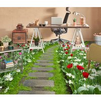 3D Tulpe Pfad Jj2311Ff Boden Tapete Wandbilder Selbstklebende Abnehmbare Bad Wasserdichtboden Teppich Matte Print Epoxy Küche 3D Tulpe Pfad Jj2311Ff Boden Tapete Wandbilder Selbstklebende Abnehmbare Bad Wasserdichtboden Teppich Matte Print Epoxy Küche von ColofulHomeDecors