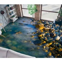 3D Twilight Coast Steine Jj5028Ff Boden Tapete Wandbilder Selbstklebende Abnehmbare Bad Wasserdichtboden Teppich Matte Print Epoxy Küche von ColofulHomeDecors