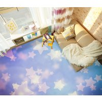 3D Verträumte Sterne Jj7267Ff Boden Tapete Wandbilder Selbstklebende Abnehmbare Bad Wasserdichtboden Teppich Matte Print Epoxy Küche von ColofulHomeDecors