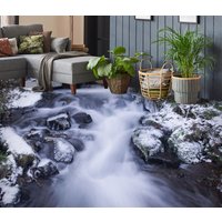 3D Weiß Schnee Und Wasser Jj2297Ff Boden Tapete Wandbilder Selbstklebende Abnehmbare Bad Wasserdichtboden Teppich Matte Print Epoxy Küche von ColofulHomeDecors