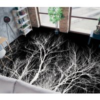 3D Weiß Verweigerte Bäume Jj7275Ff Boden Tapete Wandbilder Selbstklebende Abnehmbare Bad Wasserdichtboden Teppich Matte Print Epoxy Küche von ColofulHomeDecors