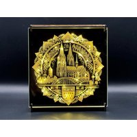 Kölner Dom Lichtkunst - Spiegelgravur Mit Warmem Led-Licht Premium Walnussholz Kölner Dom Lichtkunst - Spiegelgravur Mit Warmem Led-Licht Premium Walnussholz von CologneCreativeWork