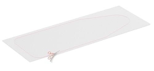 Colombo Mollettone Polsterung Bügeltisch 140 x 45 cm Weiß von Colombo