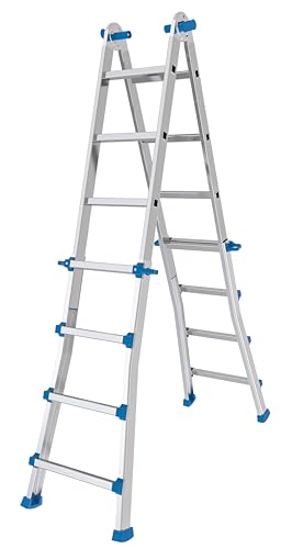 Eiffel 4+4 Aluminium Telescopic Ladder von Colombo