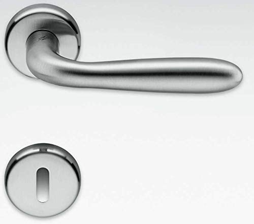 Griff ROBOT, Chrom matt, Rosetten oval patent von Colombo Design