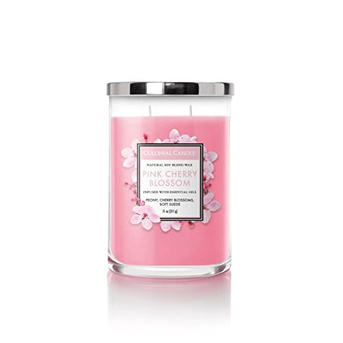 Colonial Candle Duftkerze im Glas (Pink Cherry Blossom) von Colonial Candle