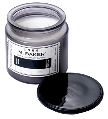 Colonial Candle M. Baker 2-Docht Duftkerze im Glas mit Deckel - Cotton Blossom (396g) - Der Frische Wohlfühlduft für dein Zuhause - Duftkerze mit bis zu 60h Brenndauer - Sojawachsmischung von Colonial Candle