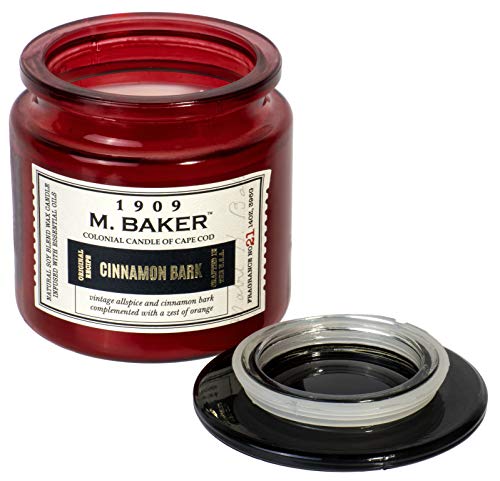 Colonial Candle M. Baker Limited Edition Harvest Collection Zimtrinde, mittelgroßes Deko-Glas, 400 ml von Colonial Candle