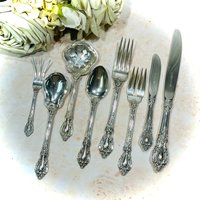 Lunt Eloquence Sterling Silber Besteck Durch Das Stück Wählen Sie Gabel Löffel Messer Servier Abendessen Salat Butter Zitrone Bon Tafel Tee Zucker von ColonialHouseFinery