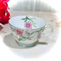 Noritake Astoria 5171 Orphan Cup Gold Swags Rosa Blumen Vintage Antik Lovely von ColonialHouseFinery