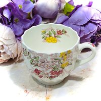 Spode Fairy Dell Orphan Cup England Hat Copeland Wunderschön Gemacht Geriffelt, Überbacken {0078} von ColonialHouseFinery