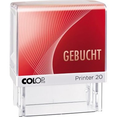 Textstempel Printer 20 "GEBUCHT" 100672 38mm Kunststoff rot Textstempel Printer 20 "GEBUCHT" 100672 38mm Kunststoff rot von Colop