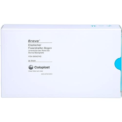 BRAVA elastischer Fixierstreifen gebogen 20 St von Coloplast