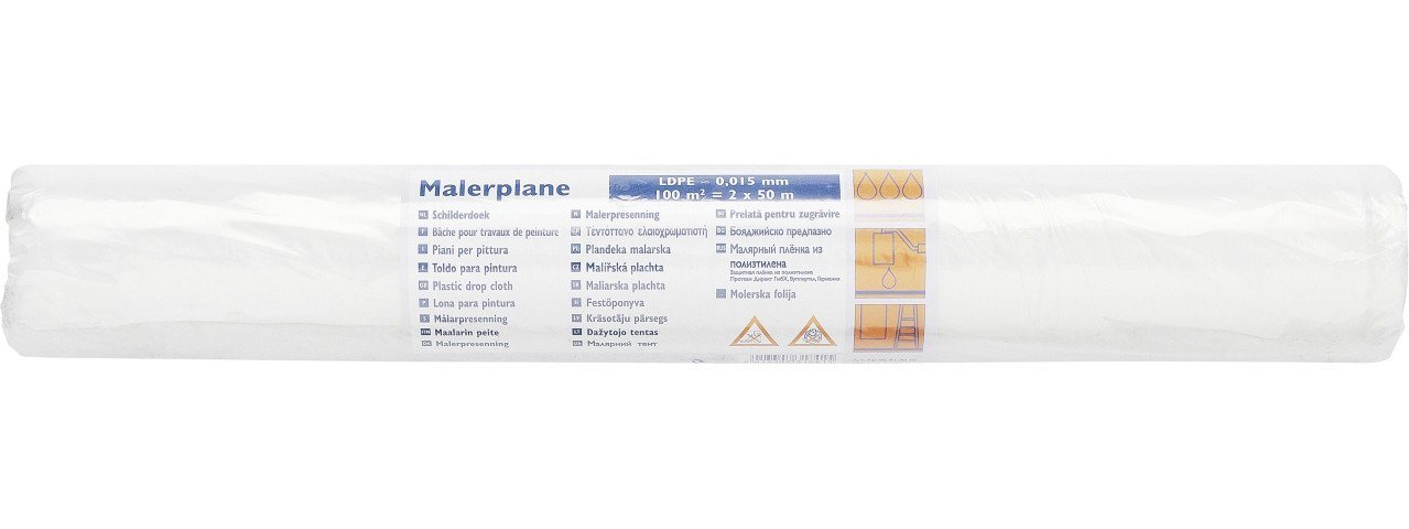 Color Expert Malervlies Color Expert Malerplane LDPE 15 my 2 x 50 m 100 von Color Expert