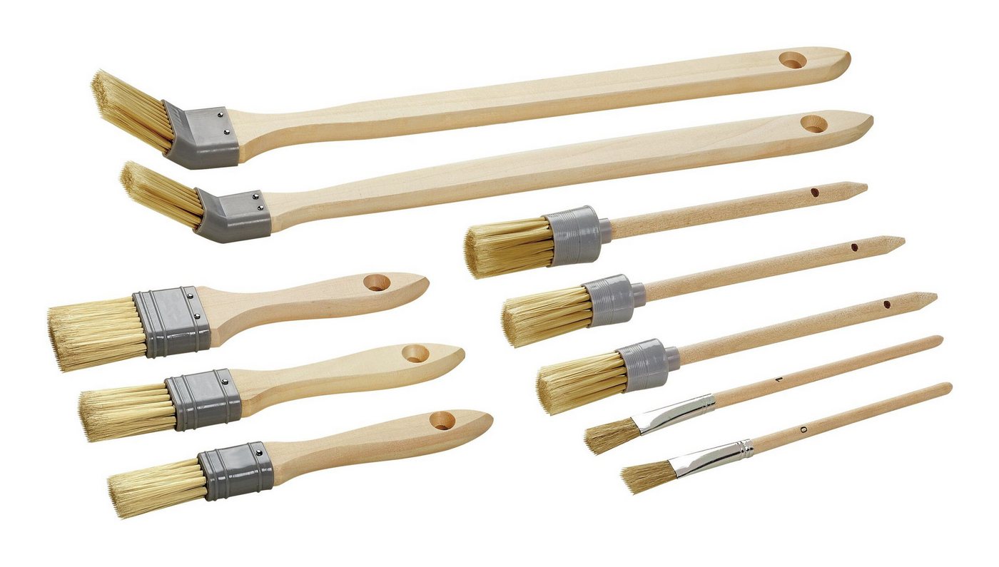 Color Expert Pinsel, Set, 10-teilig Kunstborste, Holzstiel FSC von Color Expert