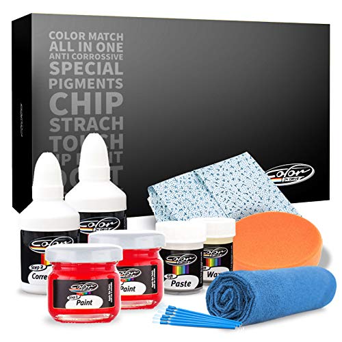 Color N Drive for Skoda Automotive Touch Up Paint | 9572 / 7A - Highland Gruen Met | Paint Scratch Repair, Exact Match Guarantee - Pro von Color N Drive