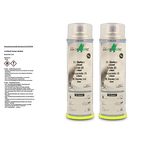 COLORMATIC 2x 500ml 2K Klarlack mit Härter COLORMATIC 2x 500ml 2K Klarlack mit Härter von COLORMATIC