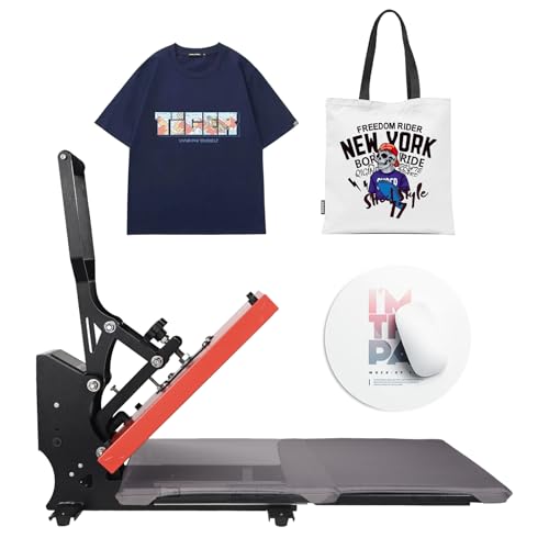 ColorSub druckpressen für T-Shirts 38 x 38 cm, Teflon Transferpresse Hitzepresse Mit Schienen| Sublimations Heat Press Plotter Machine für Kleidung, Taschen, HTV Vinyl Projects ColorSub druckpressen für T-Shirts 38 x 38 cm, Teflon Transferpresse Hitzepresse Mit Schienen| Sublimations Heat Press Plotter Machine für Kleidung, Taschen, HTV Vinyl Projects von ColorSub