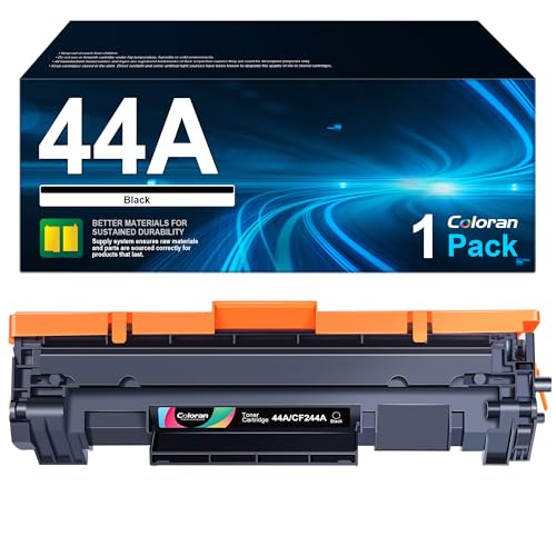 44A CF244A Toner Schwarz, Ersatz für HP 44A CF244A Schwarz Toner-kartusche, Kompatibel mit HP Laserjet Pro M15w M15a, für HP Laserjet Pro M28, M28w M28a Druckers (1er-Black) von Coloran