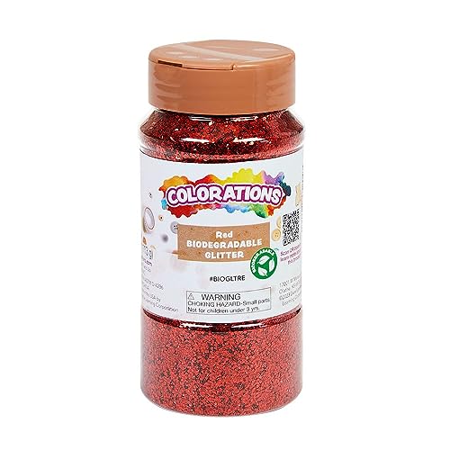 Colorations Biologisch abbaubarer Glitzer, Rot, 118 ml Colorations Biologisch abbaubarer Glitzer, Rot, 118 ml von Colorations