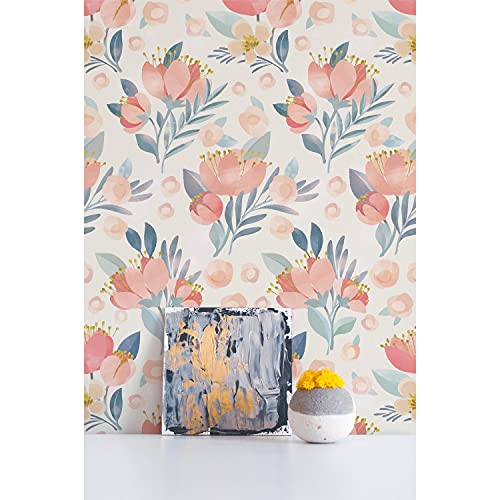 Coloray Fototapete 250x250cm Vlies Vliestapete Wandbilder Zuhause Dekor Zimmer Wohnzimmer Büro Schlafzimmer - Butterblume blass floral von Coloray