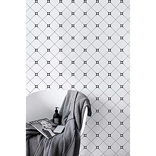 Coloray Fototapete Latex 208x146cm Wandbilder Latextapete Zimmer Wohnzimmer Büro Schlafzimmer An Einer Wand Zuhause Dekor - Verbundene Quadrate Geometrie. von Coloray