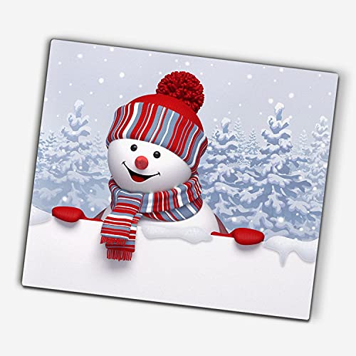 Coloray Glas Schneidebrett zu Weihnachten Servieren von Speisen 60x52cm Glasabdeckplatte Spritzschutz Herdabdeckplatte Gehärtetes Glas - Weihnachten Schneemann Winter Wald Coloray Glas Schneidebrett zu Weihnachten Servieren von Speisen 60x52cm Glasabdeckplatte Spritzschutz Herdabdeckplatte Gehärtetes Glas - Weihnachten Schneemann Winter Wald von Coloray