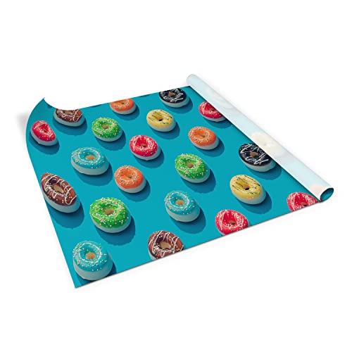 Coloray Klebefolie Möbel Dekofolie Matt auf den Schränken Selbstklebende 100x50 cm Folie Aufkleber auf der Kommode - Donuts Coloray Klebefolie Möbel Dekofolie Matt auf den Schränken Selbstklebende 100x50 cm Folie Aufkleber auf der Kommode - Donuts von Coloray