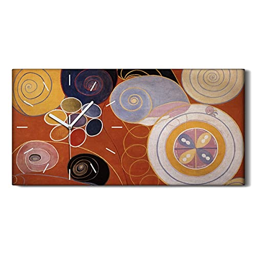 Coloray Uhr auf Leinwand - Weiße Hände - Ohne Tickendes Geräusc Wand Uhr Dekoration Kunst Wohnzimmer Segeltuch - Zehn Mainstay IV Hilma AF Klint Coloray Uhr auf Leinwand - Weiße Hände - Ohne Tickendes Geräusc Wand Uhr Dekoration Kunst Wohnzimmer Segeltuch - Zehn Mainstay IV Hilma AF Klint von Coloray