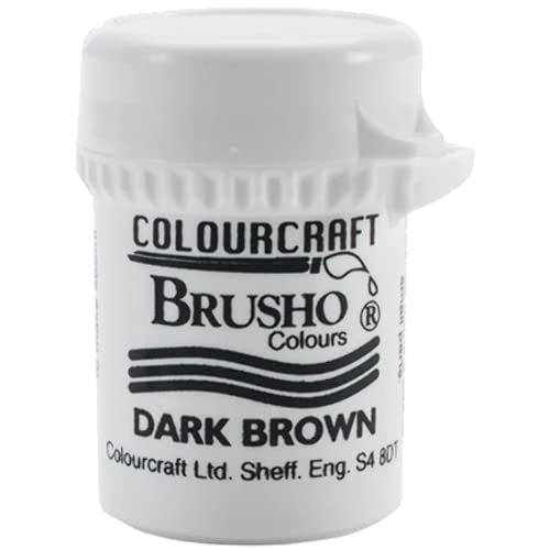 Colorfin brusho Kristall Farbe 15 g Dunkelbraun von PanPastel