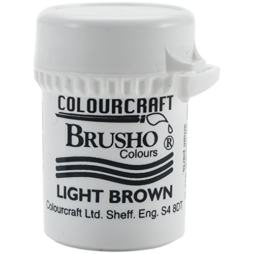 brusho Kristall Farbe 15 g hellbraun von PanPastel