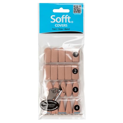 Sofft Artist Tools by GOLDEN, Covers - Mixed Pack (Refill Pack), 40 Stück, Professional Artist Pastels von PanPastel