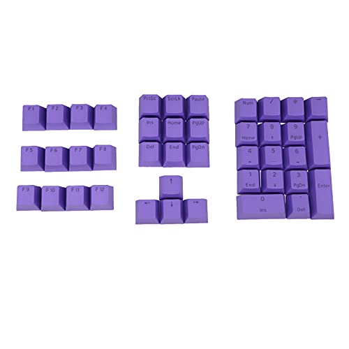 Colorful Tastenkappen Set für Arrow- Number Area Tastatur, 42 keycaps Für RK61, GANSS ALT61, IKBC-Poker - PBT-OEM Tastenkappen für Cherry MX Schalter mechanische Tastaturer (Lila) von Colorful Elektronik