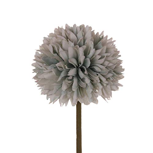 Unechte Blumen Künstliche Löwenzahn,Colorful Künstliche Deko Blumen Gefälschte Blumen Braut Hochzeitsblumenstrauß für Haus Garten Party Blumenschmuck (Grau) von Colorful Home Deco