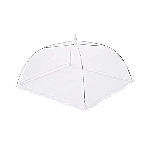 Fliegenhaube, Pop-Up Abdeckhaube für Essen - 35X35x19cm - Mesh Faltbare Kuchenabdeckung Fliegenschirm Lebensmittel Abdeckung, Food Cover für Essen, Obst, Picknick, BBQ, GartenParty (1PC) von Colorful Home Tool