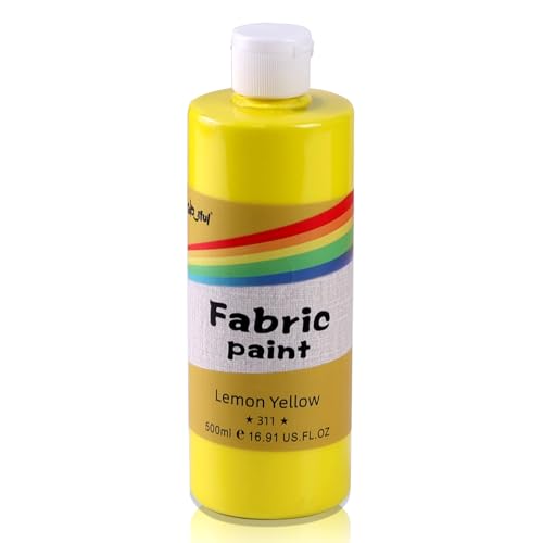 Colorful 500ml Fabric Paint-Lemon Yellow Colorful 500ml Fabric Paint-Lemon Yellow von Colorful