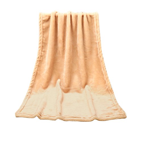 Colorful Babydecke Micro Plüsch Fleecedecke, Super Weich Warm,Decke für Baby (Khaki, 50 x 70 cm) von Colorful