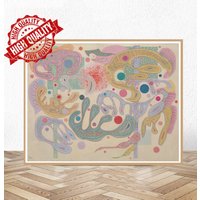 Capricious Forms/Wassily Kandinsky Von Kandinksy Museum Poster Gallery Print Capricious Forms/Wassily Kandinsky Von Kandinksy Museum Poster Gallery Print von ColorfulDreamsStudio