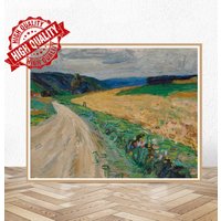 Kallmünz - Naturstudie Zur Gelben Postkutsche Sommer/Von Wassily Kandinksy By Vassily von ColorfulDreamsStudio