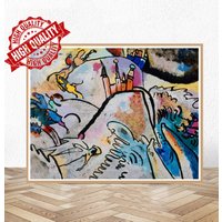 Levels/Vasily Kandinsky By Wassily Kandinksy By Wassily Kandinsky Museum Poster Gallery Print von ColorfulDreamsStudio