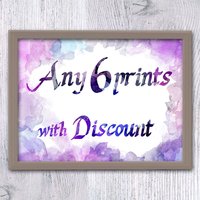 6 Beliebige Drucke Machen Sie Ihr Eigenes Set, Wählen Ihre Drucke, Druckset Mit Rabatt, Posterset, Benutzerdefiniertes 6Er-Set, Kunstset-Posterpaket 6 Beliebige Drucke Machen Sie Ihr Eigenes Set, Wählen Ihre Drucke, Druckset Mit Rabatt, Posterset, Benutzerdefiniertes 6Er-Set, Kunstset-Posterpaket von ColorfulPoster